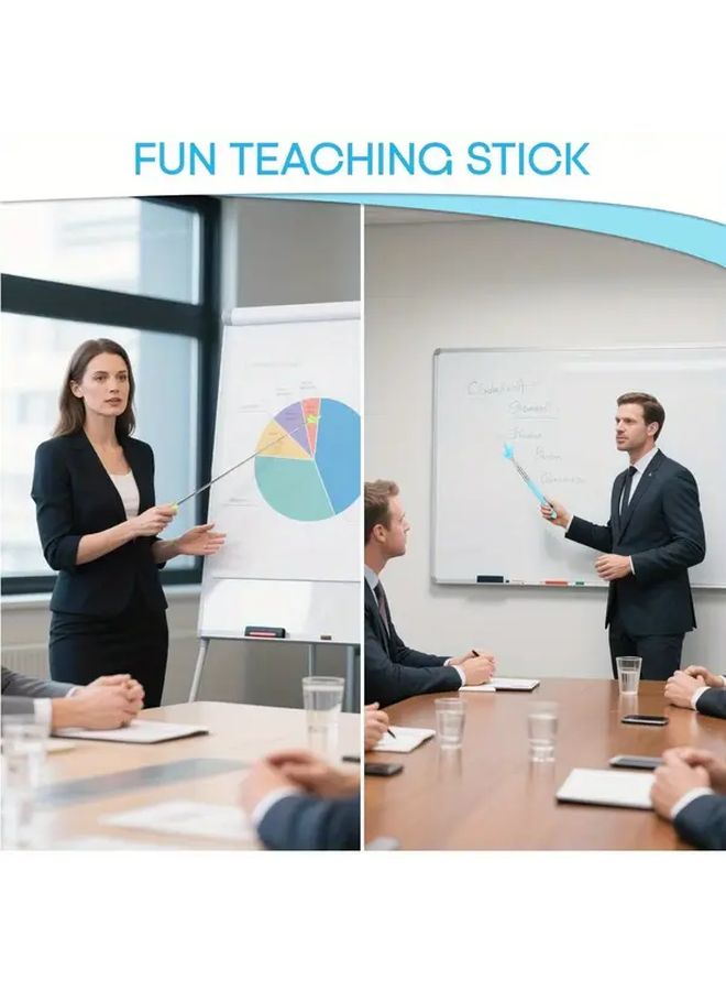 13pcs Retractable Colorful Durable Plastic Finger Pointers For Classroom Presentations - Image 5